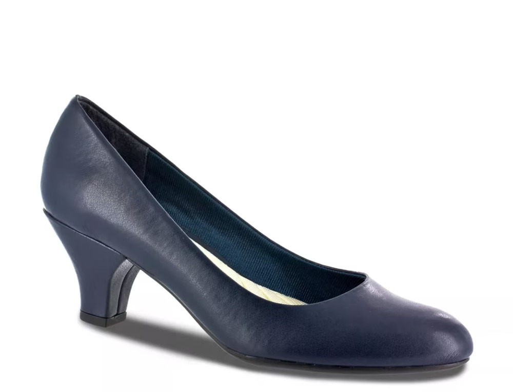 Easy Street Women's Fabulous Pumps, New Navy Size 8M